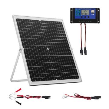 30 W 12 V saules lādētājs ar MPPT kontrolieri IP67
