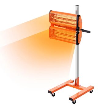 Infrasarkanā automātiskās sacietēšanas lampa, 2200 W, ar turētāju, krāsas žāvētājam