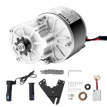 250 W 24 V bezsuku līdzstrāvas motors, 2700 apgr./min, ātruma regulators, droseles rokturis, kartingiem, elektriskajiem velosipēdiem, motocikliem