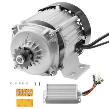 500 W elektriskais bezsuku līdzstrāvas motors, 48 ​​V, 2700 apgr./min, kartingiem un elektrotransportlīdzekļiem