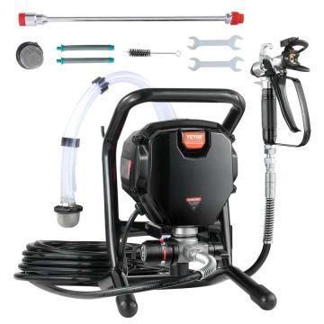Электрический безвоздушный краскораспылитель, 750 Вт, 3000 PSI