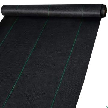 Izturīgs PP austs nezāļu barjeras pārsegs 182,9 x 9144 cm, 68 g