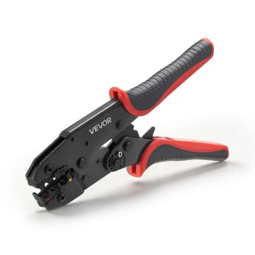 Обжимные клещи VEVOR HS-30J, 0,5–6 мм², 225 × 85 × 22 мм