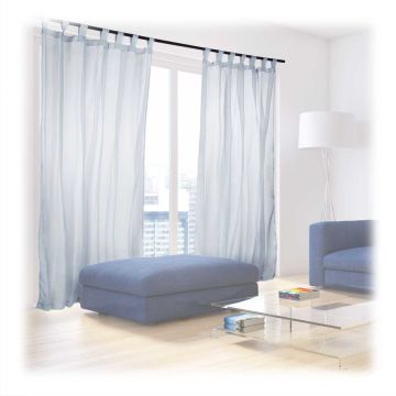 Aizkari „Relaxdays“ 10020637_55, 2 gab, Sudraba, 245 × 140 × 0,1 cm