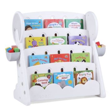 Children's bookshelf, 4-tier, 92 × 42 × 79 cm