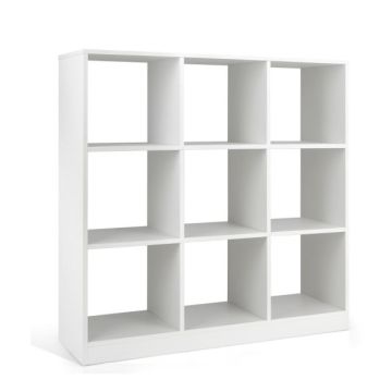 Children's shelf, 9 cubes, 107.5 × 107.5 × 33 cm