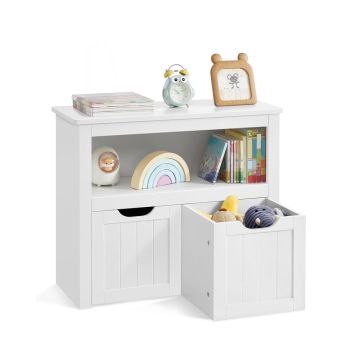 Children's shelf VASAGLE, Boxes with wheels, 72.2 × 60 × 29.7 cm