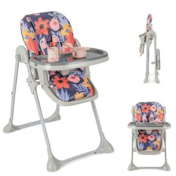 Children's high chair, Foldable, 55 × 90 × 90–105 cm