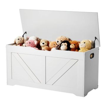 Bērnu uzglabāšanas sols VEVOR ZD-25X03, bez atzveltnes, Balts, 99 × 48 × 39,5 cm