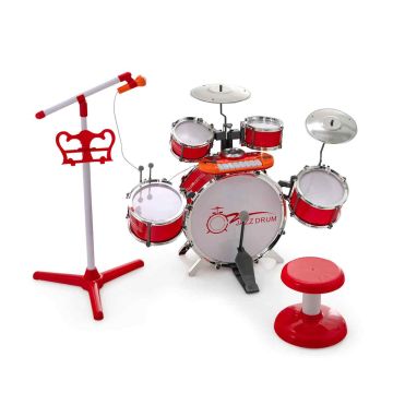 Children's jazz drum and keyboard set, 8 keys, 80 × 50 × 67 cm