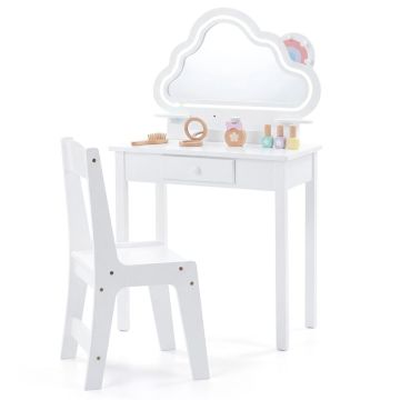 Children's dressing table, with chair, 59 × 35 × 103.5 cm