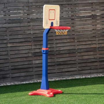 Bērnu basketbola statīvs, Regulējams augstums, 65 × 85 × 163–208 cm
