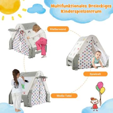 Children's climbing triangle, 6 in 1, 119 × 107 × 98 cm