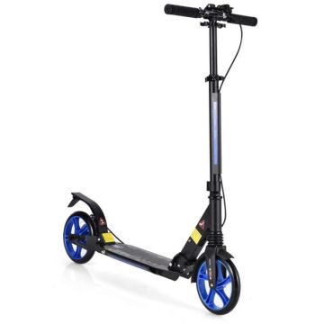 Children's folding scooter, aluminum, 3.62 kg, black and blue, 200 mm wheels