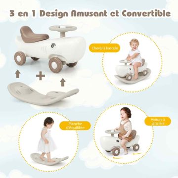 Children's rocking toy, 3 in 1