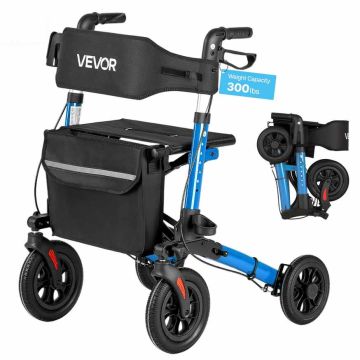 Staigulis ar sēdekli VEVOR HFK-9202E, 3 daļīgs, 715 × 720 × 840–965 mm
