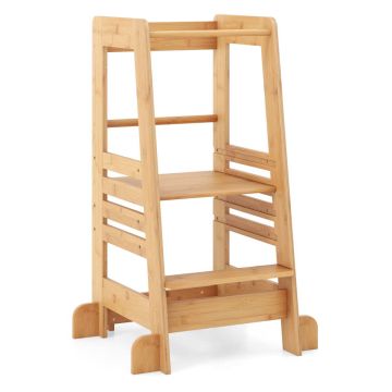 Children's learning tower, adjustable height, 58 × 91 × 60 cm