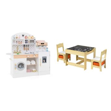 Children's kitchen and seating set, 2 chairs