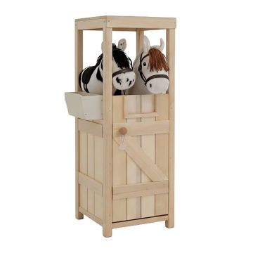 Bērnu rotaļu staļļa namiņš Relaxdays, 2–3 zirgiem, 97 × 35 × 25 cm