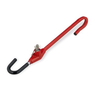 Stūres un pedāļa slēdzene Relaxdays, regulējama 57–81 cm, 57–81 × 11,5 × 4,5 cm