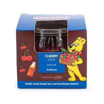 Augļu aromāta svece Haribo, Ar dāvanu iepakojumu, Ø 7 × 9 cm