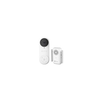 EZVIZ CSDB25MP video durvju zvana komplekts, 5 MP, Wi‑Fi, Sudraba, 60 × 50 × 150 mm