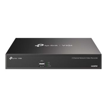 Videoreģistrators TP-LINK VIGI NVR1004H-4P, 4 kanāli, 1 SATA savienotājs