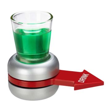 Ballīšu spēle Relaxdays “Spin the Shot”, 1 iepakojums, 10 × 11,5 × 6 cm