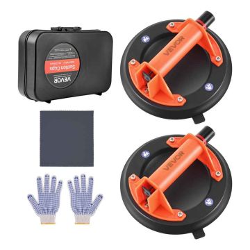 Вакуумные присоски VEVOR GPS-2, 2 шт, 20,3 × 20,3 × 10 см