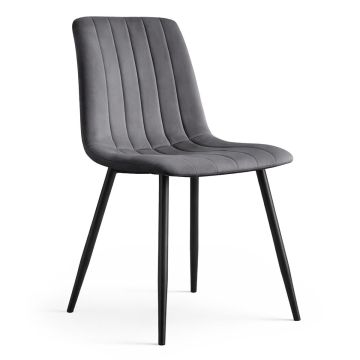 Обеденный стул LIVO, Серая, 45,5 × 87 × 43,5 см