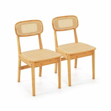 Dining chairs, 2 pcs, 48.26 × 78.74 × 43.18 cm