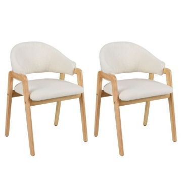 Dining chairs, 2 pcs, 57 × 54 × 82 cm