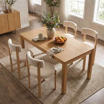 Dining chairs, 2 pcs, Sand, 50 × 77 × 50 cm