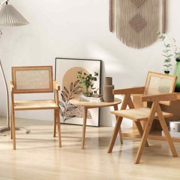 Dining chair set, 4 pcs, 50 × 52 × 81 cm