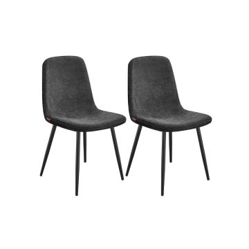 Ēdamistabas krēslu komplekts VASAGLE, 4 gab, 43,5 × 85,5 × 55 cm