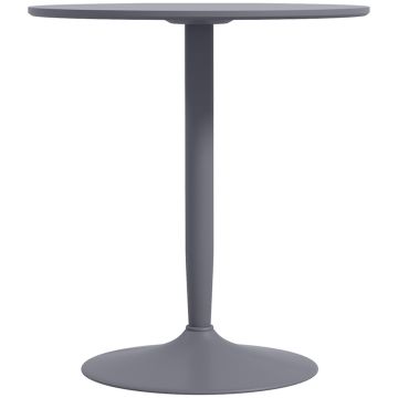 Ēdamistabas galds, 2 personām, Pelēka, Ø70 × 75 cm