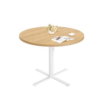 Valgomojo stalas VASAGLE KDT082W01, Iki 4 asmenų, Ø 80 × 74,8 cm