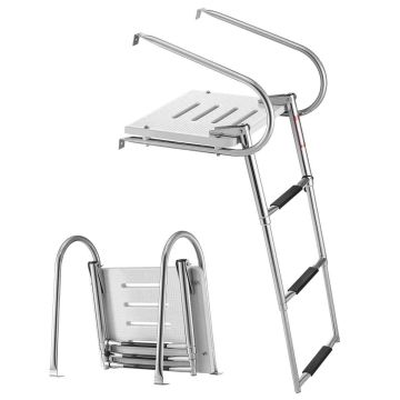 Лестница для лодки VEVOR 9924S3, 3 ступени, 42 × 51 × 15 см
