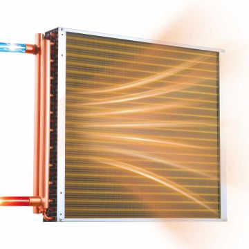 Ūdens un gaisa siltummainis VEVOR C22×22, 695 × 560 × 89 mm