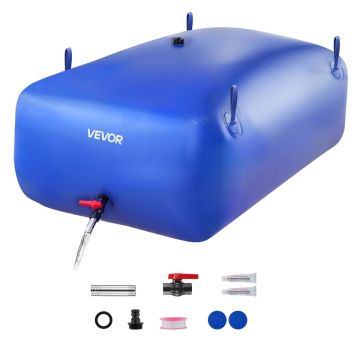 Ūdens uzglabāšanas maiss VEVOR, 540 l, Zils, 150 × 90 × 46 cm