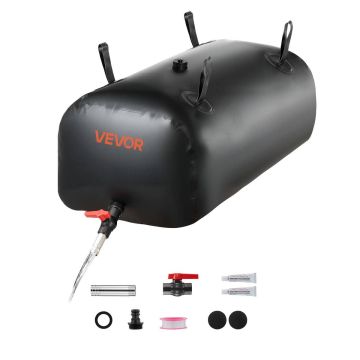 Ūdens uzglabāšanas maiss VEVOR WSB-113L-Black, 113 l, Melns, 85 × 44 × 35 cm