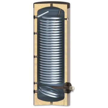 Ūdens sildītājs Sunsystem, 300 l, 3,3 m siltummainis, 650 × 1850 × 650 mm