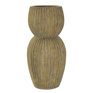 Puķu pods Mauro Ferretti Breeze, Zaļš, Ø 25 × 52,5 cm