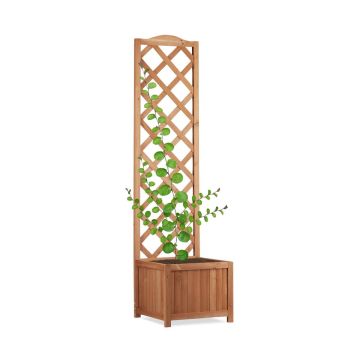 Puķu pods ar režģi Relaxdays, L izmērs, 147 × 38 × 38 cm