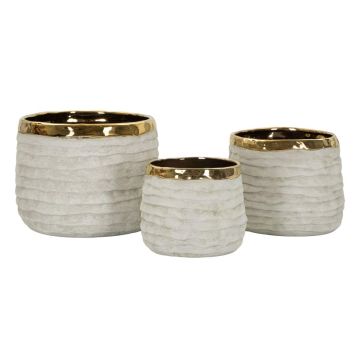 Podu komplekts LIMA TALL, 3 gab, Ø 23 × 17,5 cm; Ø 18,5 × 15 cm; Ø 15 × 12,5 cm