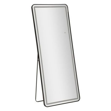 Spogulis ar LED apgaismojumu, grīdas un sienas, 70 × 170 × 4 cm