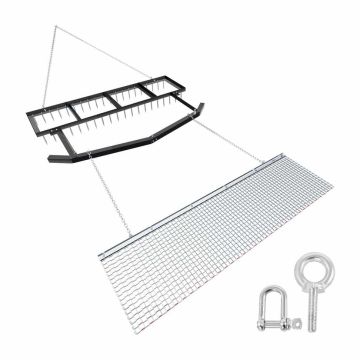 Velkamās ecēšas VEVOR ZHSPTQ6-1.5FT, Ar ķēžu ecēšām, 184 × 49,5 × 15 cm
