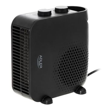 Ventilatora sildītājs Adler AD 7725b, 2 jaudas līmeņi, Melna