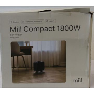 Ventilatora sildītājs Mill CUS1800MECBA, PTC, 25,4 × 26,8 × 13,5 cm