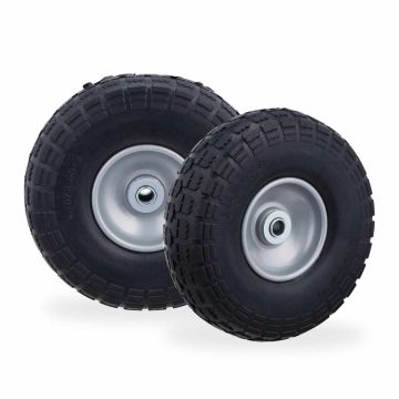 Transportēšanas rati Relaxdays, 2 gab, Ø 26 × 8,5 cm